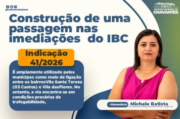 INDICAÇÃO Nº 41/2026