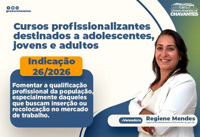 INDICAÇÃO Nº 26/2026.