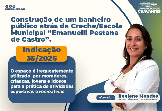 INDICAÇÃO Nº 35/2026